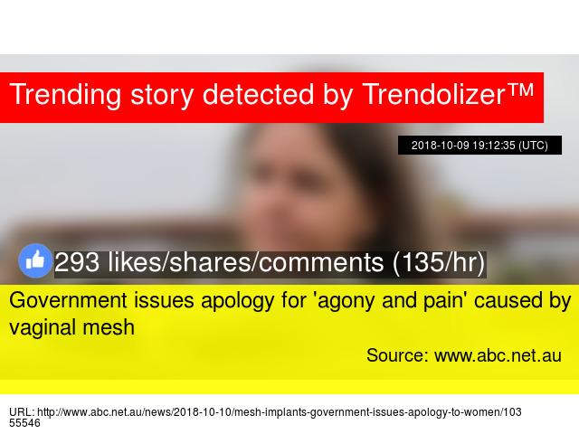 Government Issues Apology For Agony And Pain Caused By Vaginal Mesh Government Issues Apology For Agony And Pain Caused By Vaginal Mesh